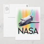 NASAスペースシャトル ポストカード (正面/裏面)