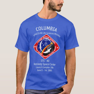 NASAスペースシャトルSTS40ヴィンテージクルーファミリー Tシャツ