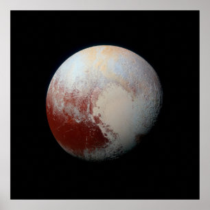 NASAニュー・ホライズンズによる小型惑星プルートのポスター ポスター