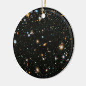 NASAハッブル・ウルトラ・ディープ・フィールド銀河 セラミックオーナメント (左)