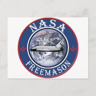 NASAフリーメーソン ポストカード