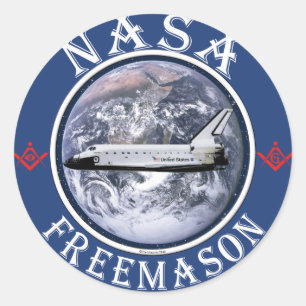 NASAフリーメーソン ラウンドシール