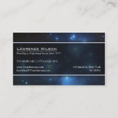 NASAプレアデス・スターズの写真 – 名刺 (裏面)