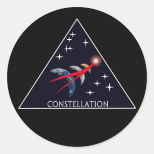 NASAプロジェクトコンステレーションロゴ ラウンドシール
