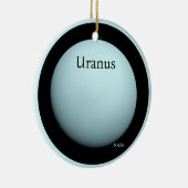 NASAボイジャーによる天王星フルディスク2 セラミックオーナメント (右)