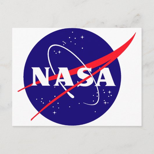 NASAミートボールロゴ ポストカード (正面)