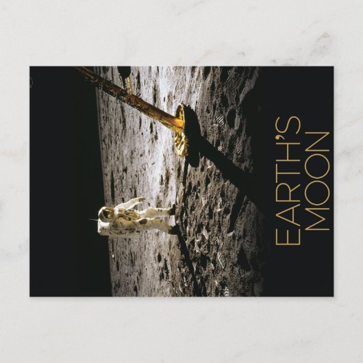 NASAムーンポスター4 ポストカード (正面)