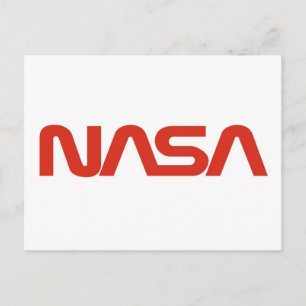 NASAレッドワームのロゴ ポストカード