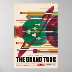 NASAレトロ宇宙旅行5 ポスター