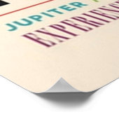 NASAレトロ宇宙旅行5 ポスター (角)