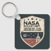 NASAロケット部が星によって証明された時間でテスト キーホルダー (正面)