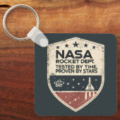 NASAロケット部が星によって証明された時間でテスト キーホルダー (正面)