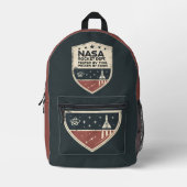 NASAロケット部が星によって証明された時間でテスト プリントバックパック (正面)