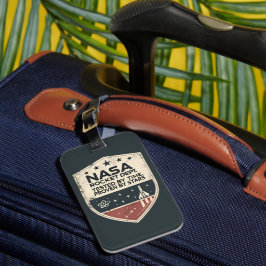 NASAロケット部が星によって証明された時間でテスト ラゲッジタグ