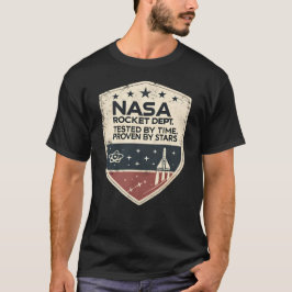 NASAロケット部が星によって証明された時間でテスト Tシャツ