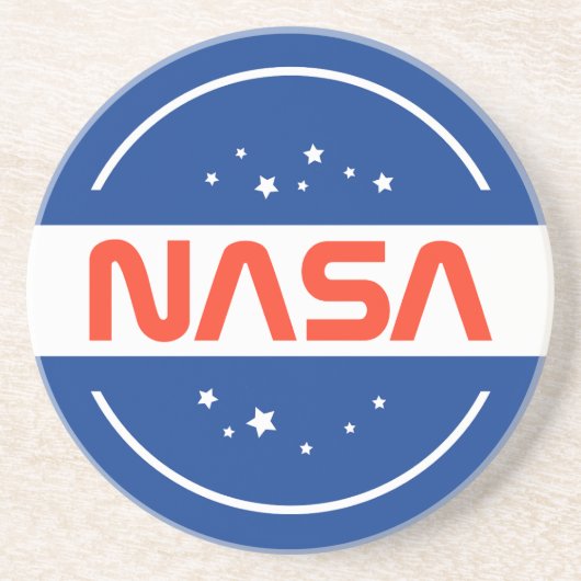 NASAロゴアート コースター (正面)