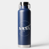 NASAワンカラーロゴナイトスカイブルー絶縁32oz ウォーターボトル (正面)