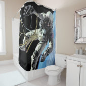 NASA初の米国宇宙飛行士のスペースウォーク写真 シャワーカーテン (インサイチュ)