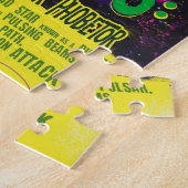 NASA外惑星旅行局ゾンビ世界ポスター ジグソーパズル (側面)