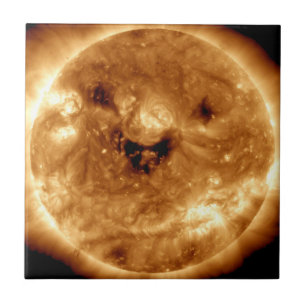 NASA天文台からの笑顔太陽のの太陽 タイル