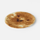 NASA天文台からの笑顔太陽のの太陽 ペーパープレート (アングル)