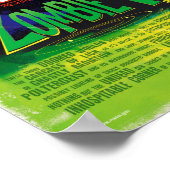 NASA太陽系外惑星旅行局ゾンビ世界 ポスター (角)