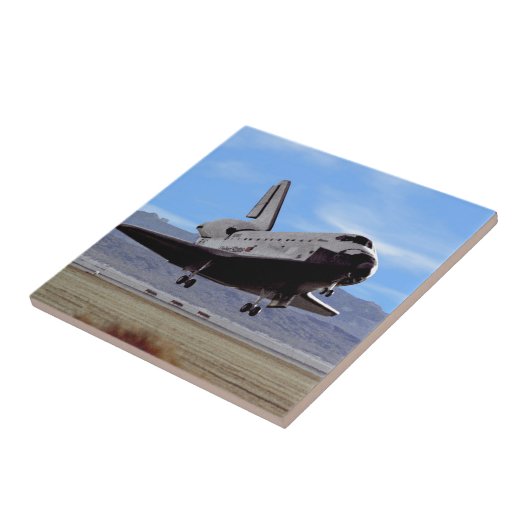 NASA宇宙シャトルアトランティスランディングエドワーズAFB タイル (側面)