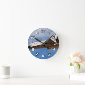 NASA宇宙シャトルアトランティスSTS-30着陸 ラウンド壁時計 (ホーム)