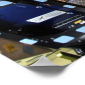 NASA宇宙シャトルエンデバーフライトデッキコックピット ポスター (角)