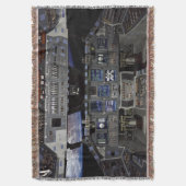 NASA宇宙シャトルコックピットアース軌道窓ビュー スローブランケット (正面縦)