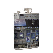 NASA宇宙シャトルコックピットアース軌道窓ビュー フラスク (右)