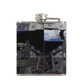 NASA宇宙シャトルコックピットアース軌道窓ビュー フラスク (裏面)