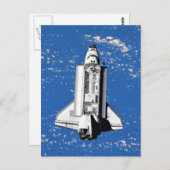 NASA宇宙シャトル探査地球軌道 ポストカード (正面/裏面)