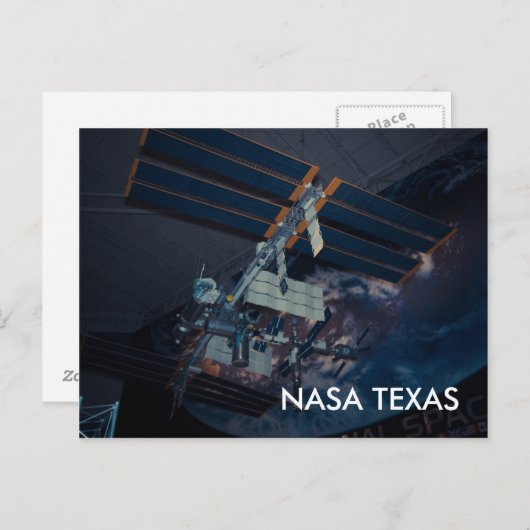 nasa宇宙センターテキサス州はがき ポストカード (正面/裏面)