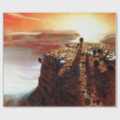 NASA惑星への最初の旅火星アーティストの概念 ラッピングペーパー (フラット)