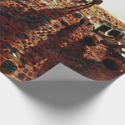 NASA惑星への最初の旅火星アーティストの概念 ラッピングペーパー (角)