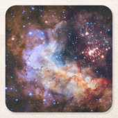 NASA星団の天体 スクエアペーパーコースター (正面)