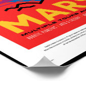 NASA未来の旅行のポスター – Visit Planet火星 ポスター (角)