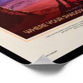 NASA未来の旅行ポスタリラックスー – ケプラー16b ポスター (角)