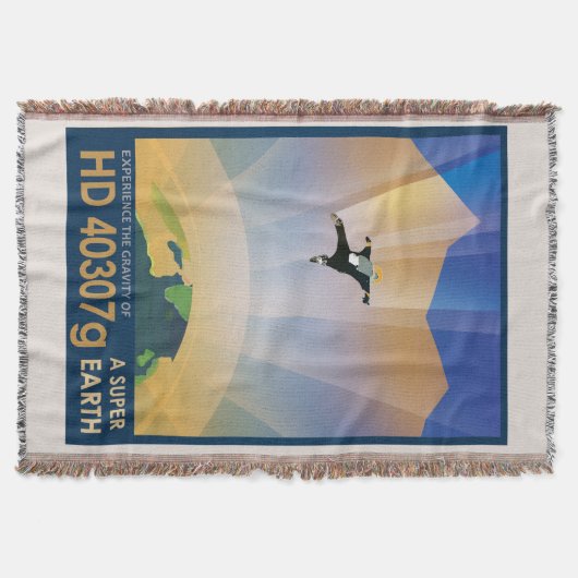 NASA未来旅行Sci Fiポスター – すごい Earth スローブランケット (正面)