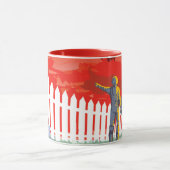 NASA未来旅行Sci Fiポスター – Kepler 186f マグカップ (中央)