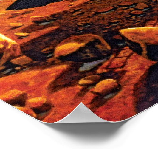 NASA火星ポーラランダーアーティストコンセプトアートワーク ポスター (角)