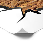 NASA火星ランドスケープツインピーク3D壊れた壁のビュー ポスター (角)