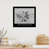 NASA試験パイロット専攻のセシルパウエル ポスター (キッチン)