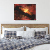 NASA赤外線惑星形成円盤 キャンバスプリント (インサイチュ (寝室))