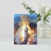 NASA アポロ11号 月面着陸 ロケット打ち上げ ポストカード (スタンド正面)