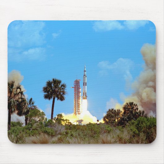 NASA アポロ16号 サターンV型ロケット打ち上げ マウスパッド (正面)