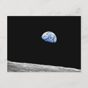 NASA アポロ8号 地球の出 月 ルナオービット 写真 ポストカード