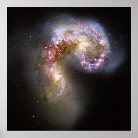 NASA – アンテナ銀河系NGC4038-4039 ポスター (正面)