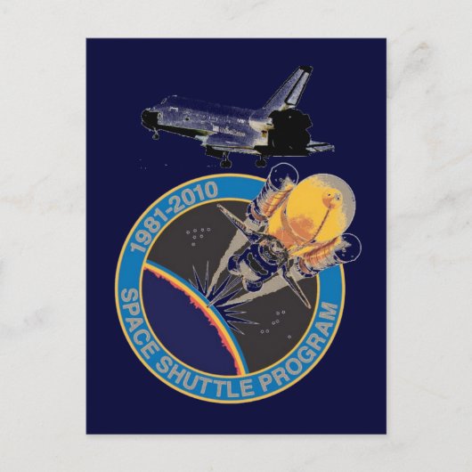 NASA スペースシャトル計画 ポストカード (正面)